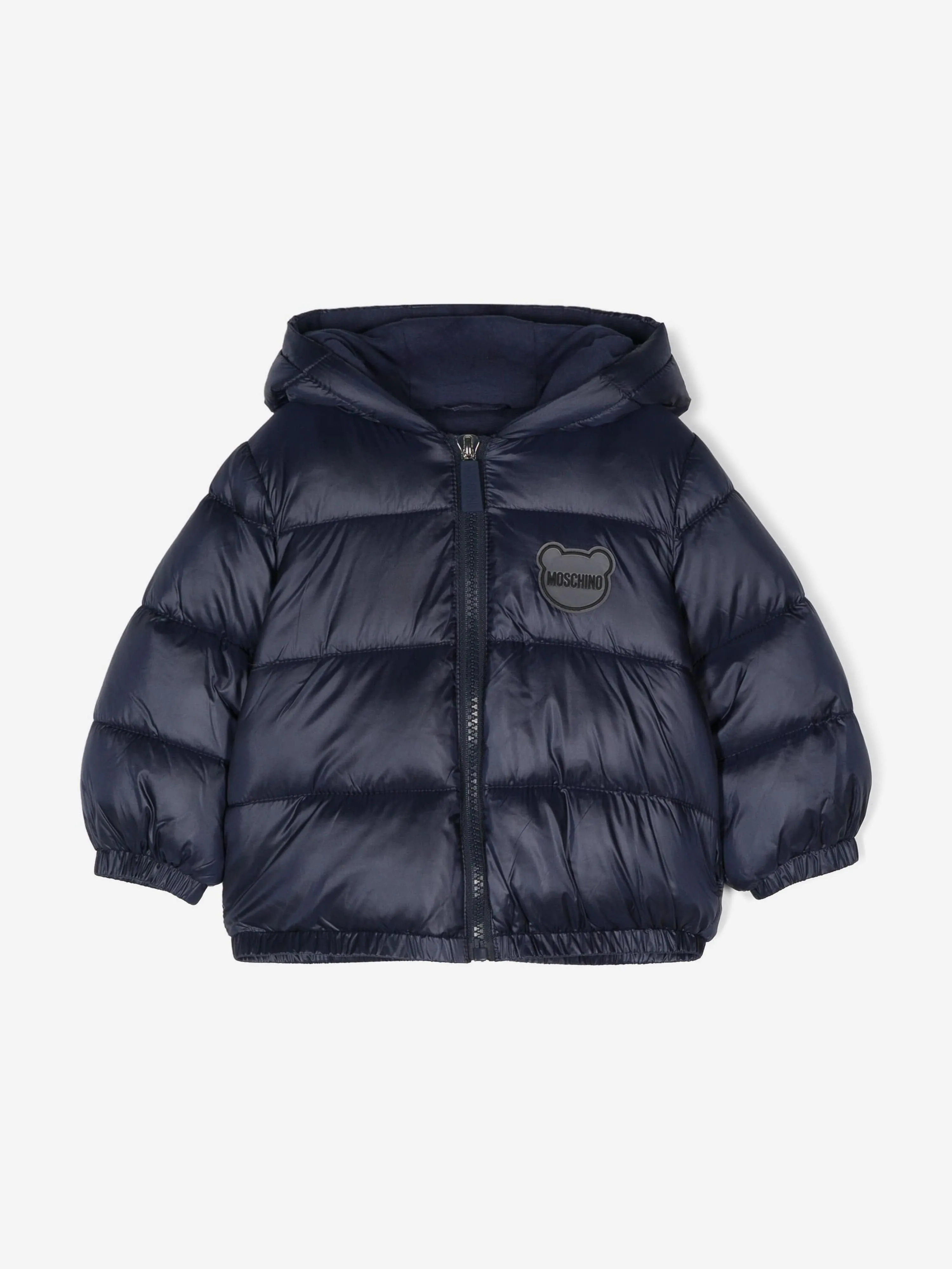 Moschino Baby Puffer Jacket in Navy