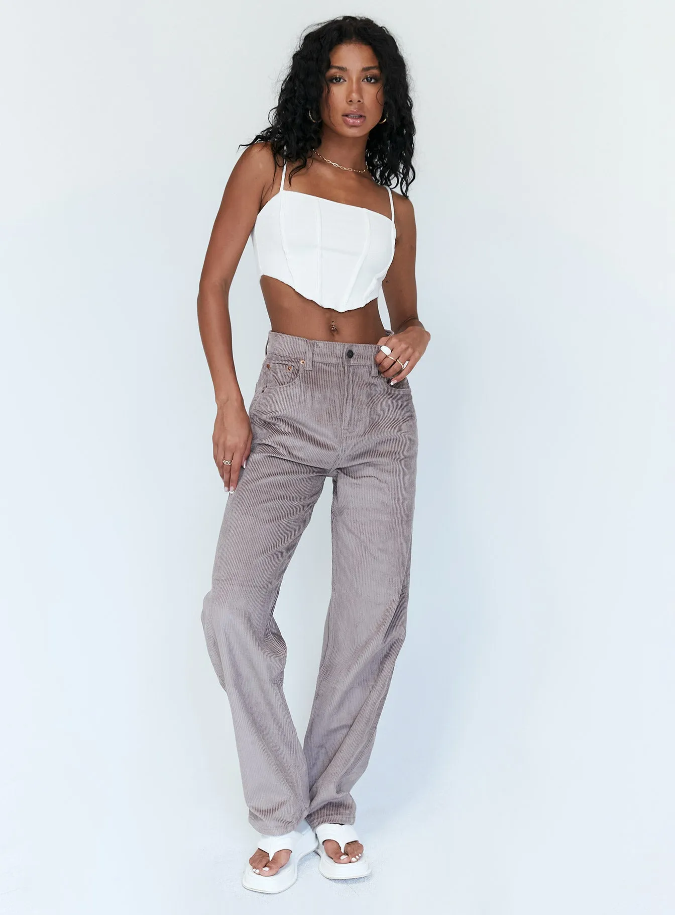 Motel Parallel Jeans Smoke Grey