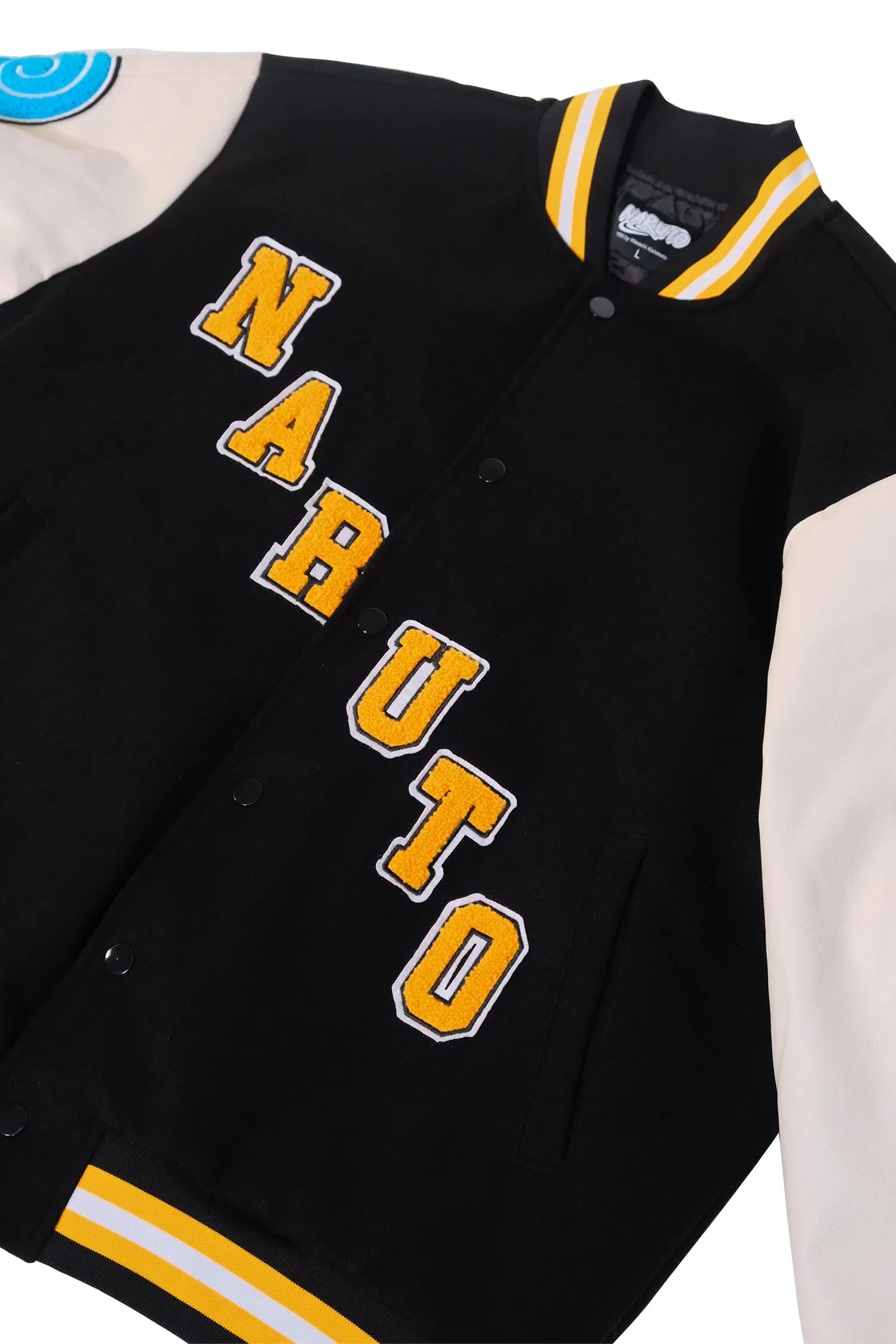 Naruto 25th Varsity Jacket - Black