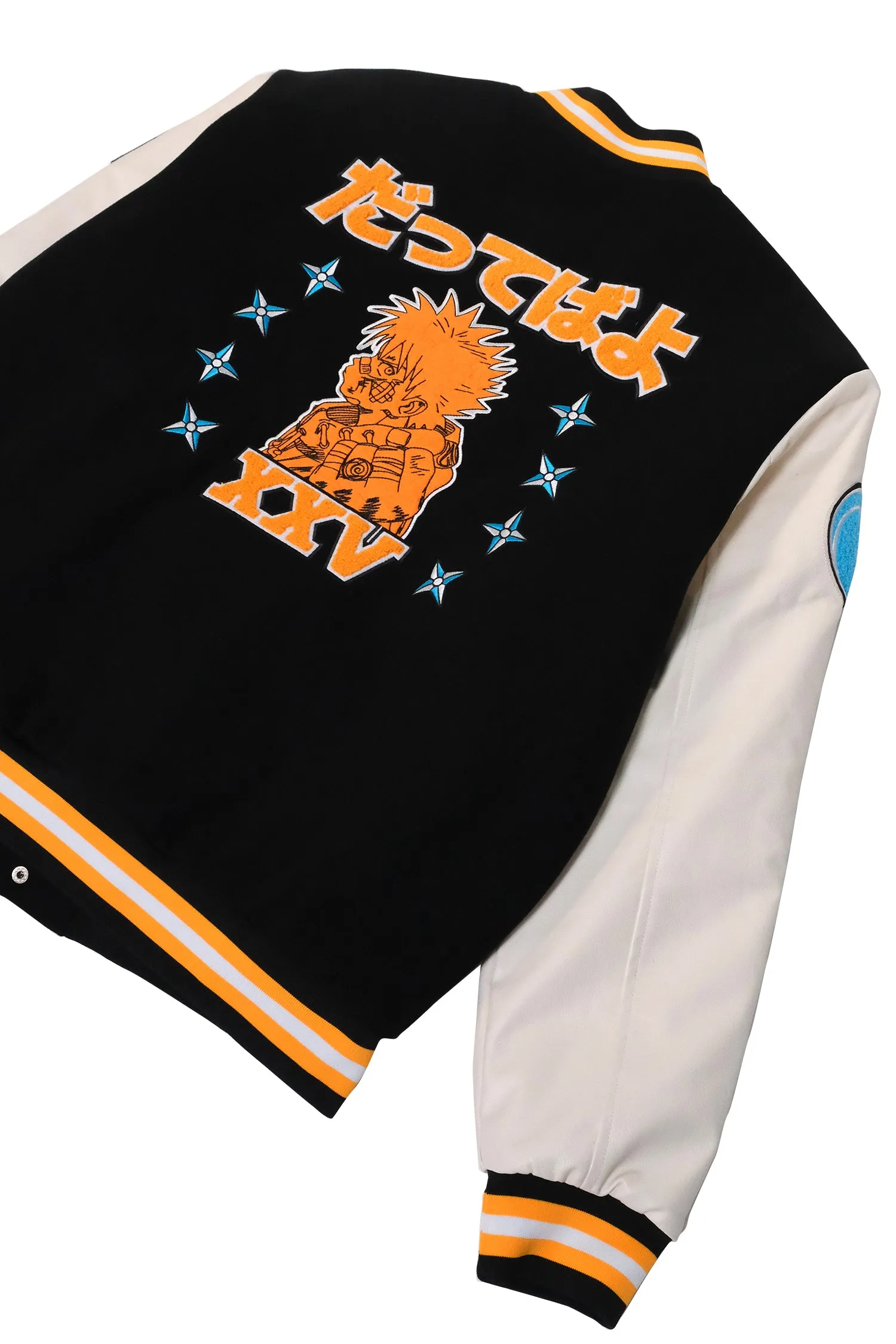 Naruto 25th Varsity Jacket - Black