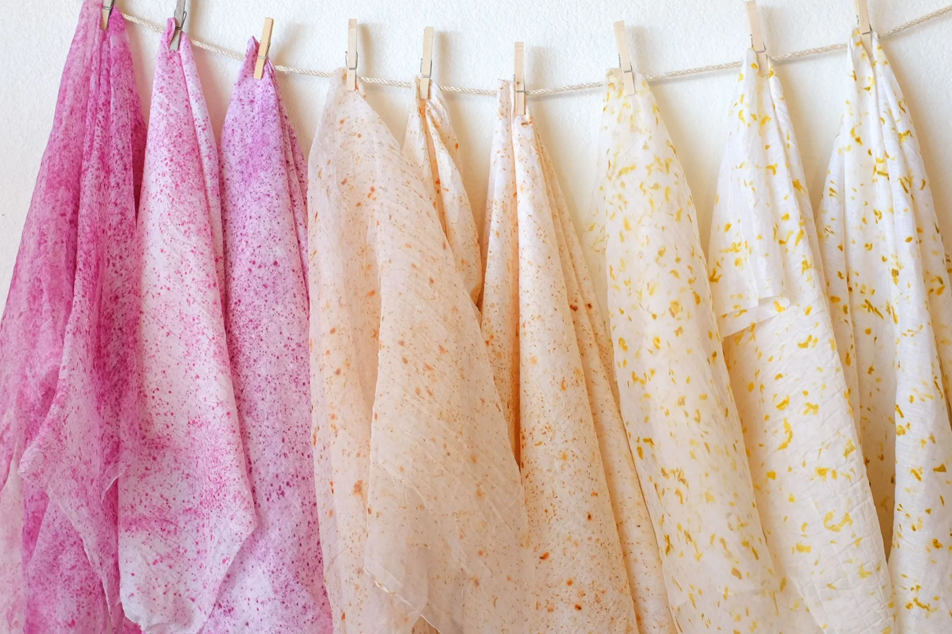 Naturally Dyed Eco-Printed Fabric - DYE-TO-ORDER