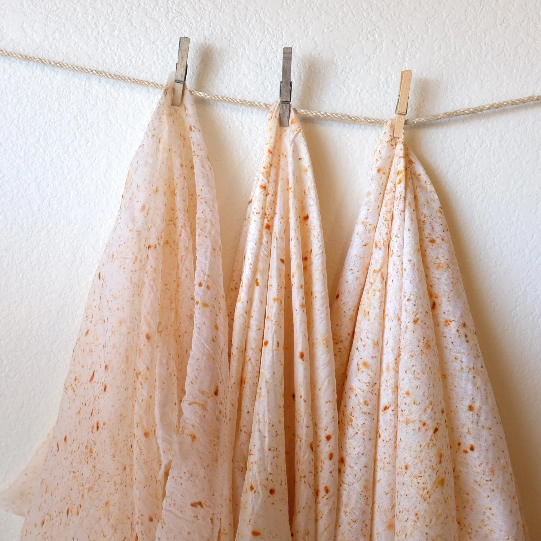 Naturally Dyed Eco-Printed Fabric - DYE-TO-ORDER