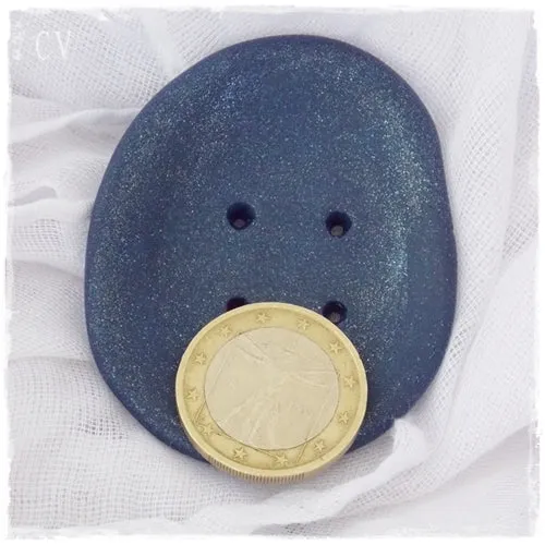 Navy Blue Large Button