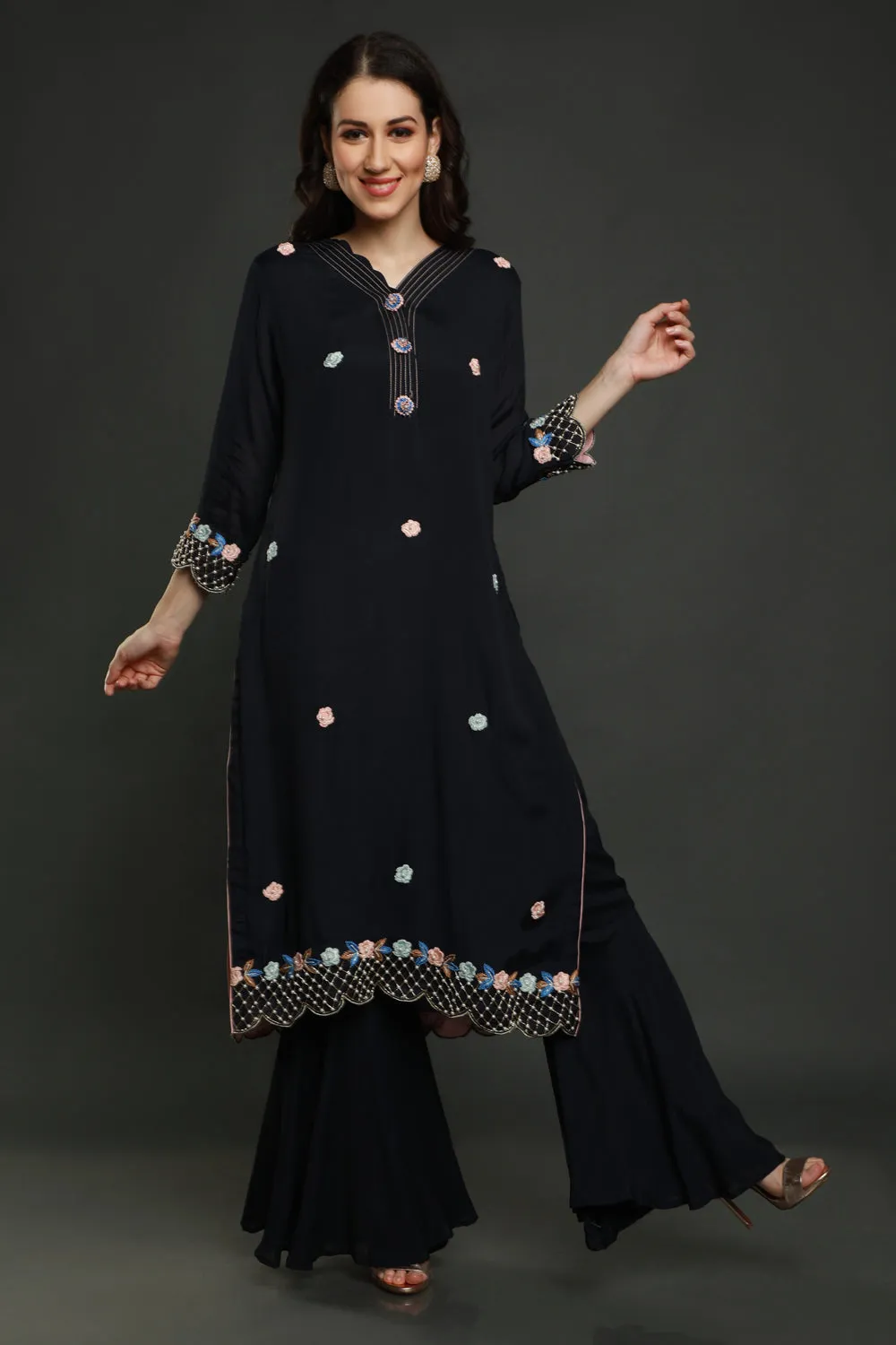 Nazma Kurta With Garara Pants