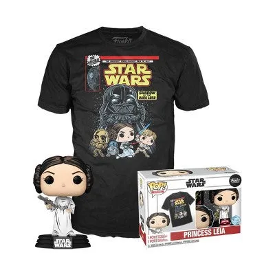 New - Funko POP & TEE: Star Wars Retro Princess Leia - L