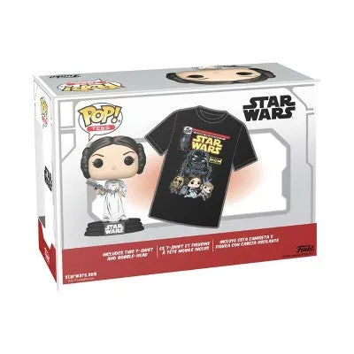 New - Funko POP & TEE: Star Wars Retro Princess Leia - L