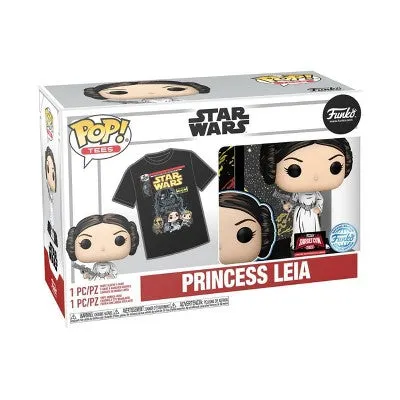 New - Funko POP & TEE: Star Wars Retro Princess Leia - L