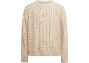 Nike Life Cable Knit Sweater Rattan