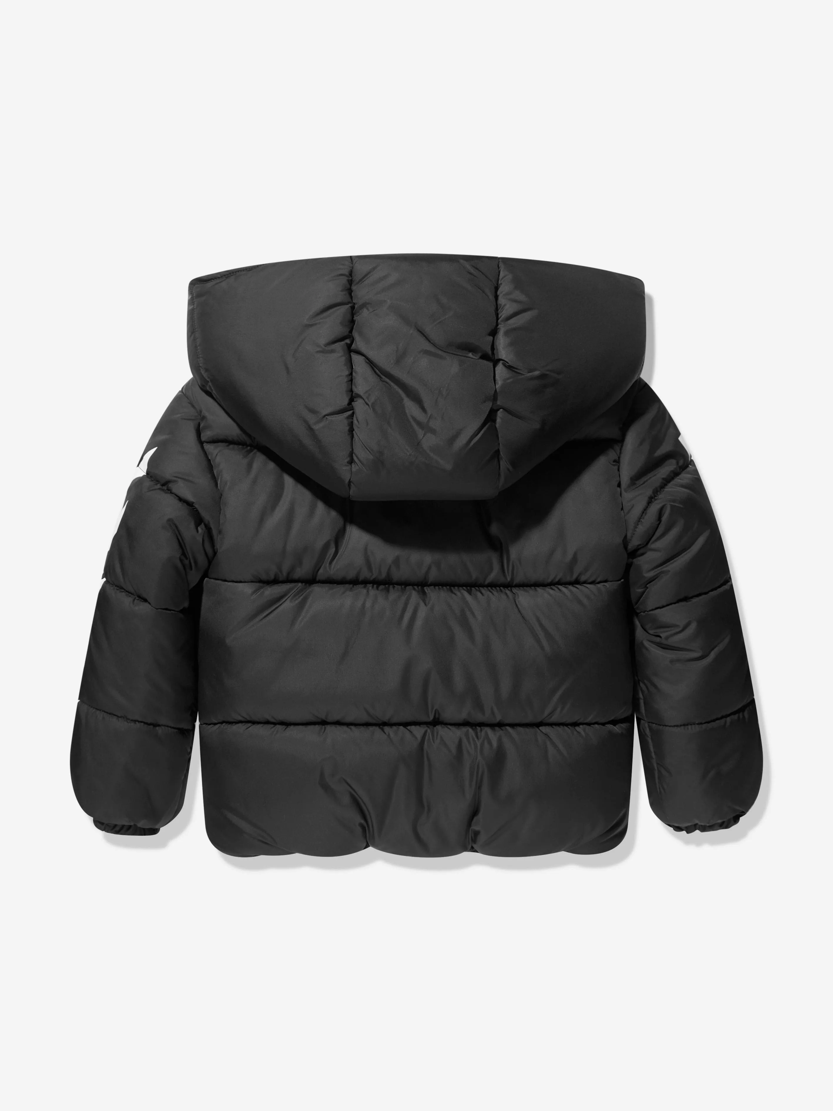 Off-White Boys Bookish Diag Down Puffer Jacket in Black