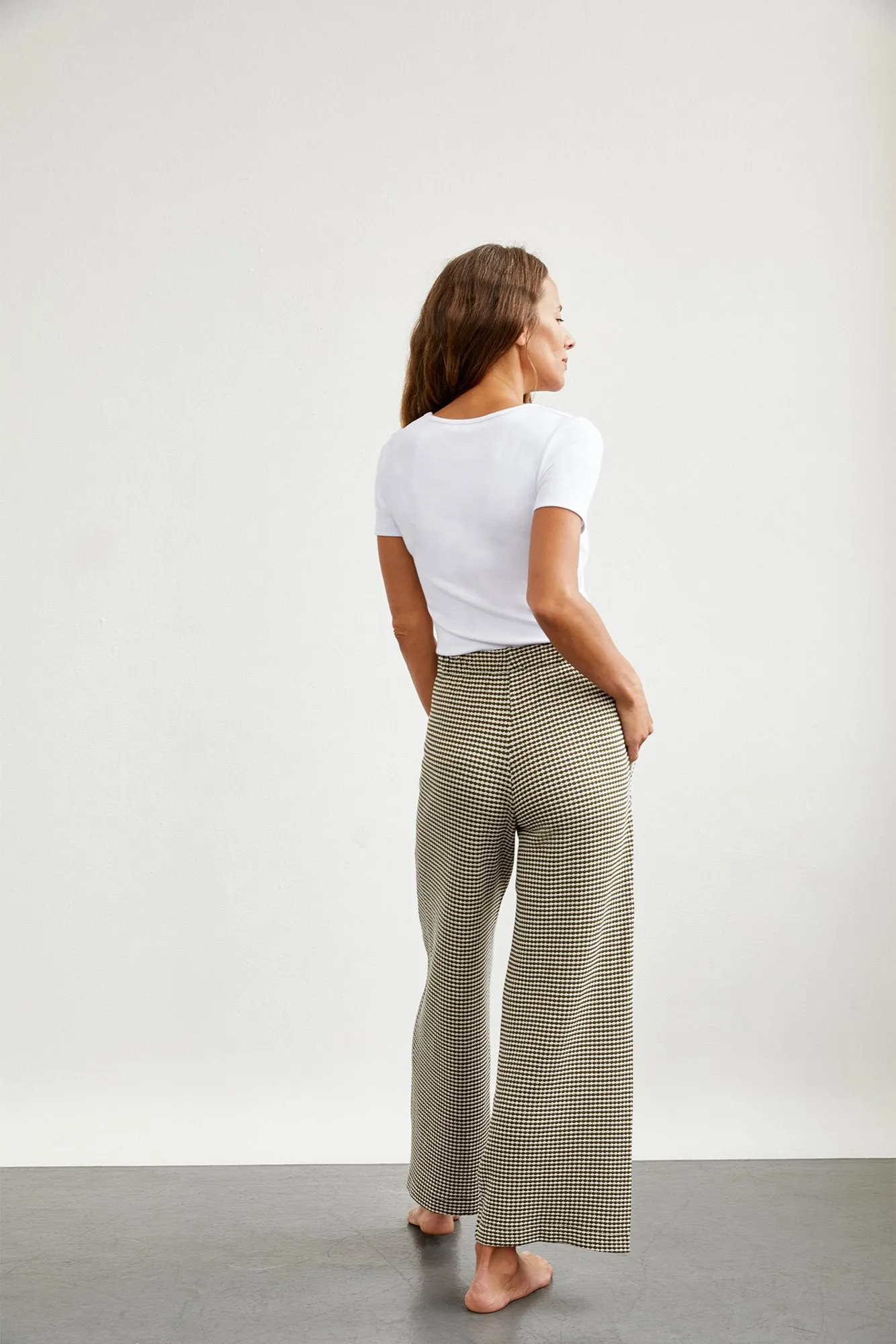 Olya Scallop Knit Pants