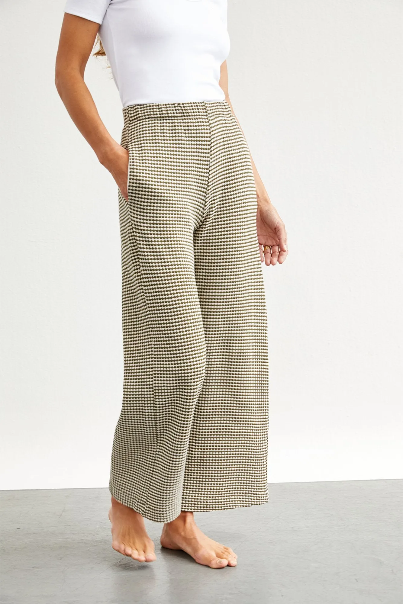 Olya Scallop Knit Pants