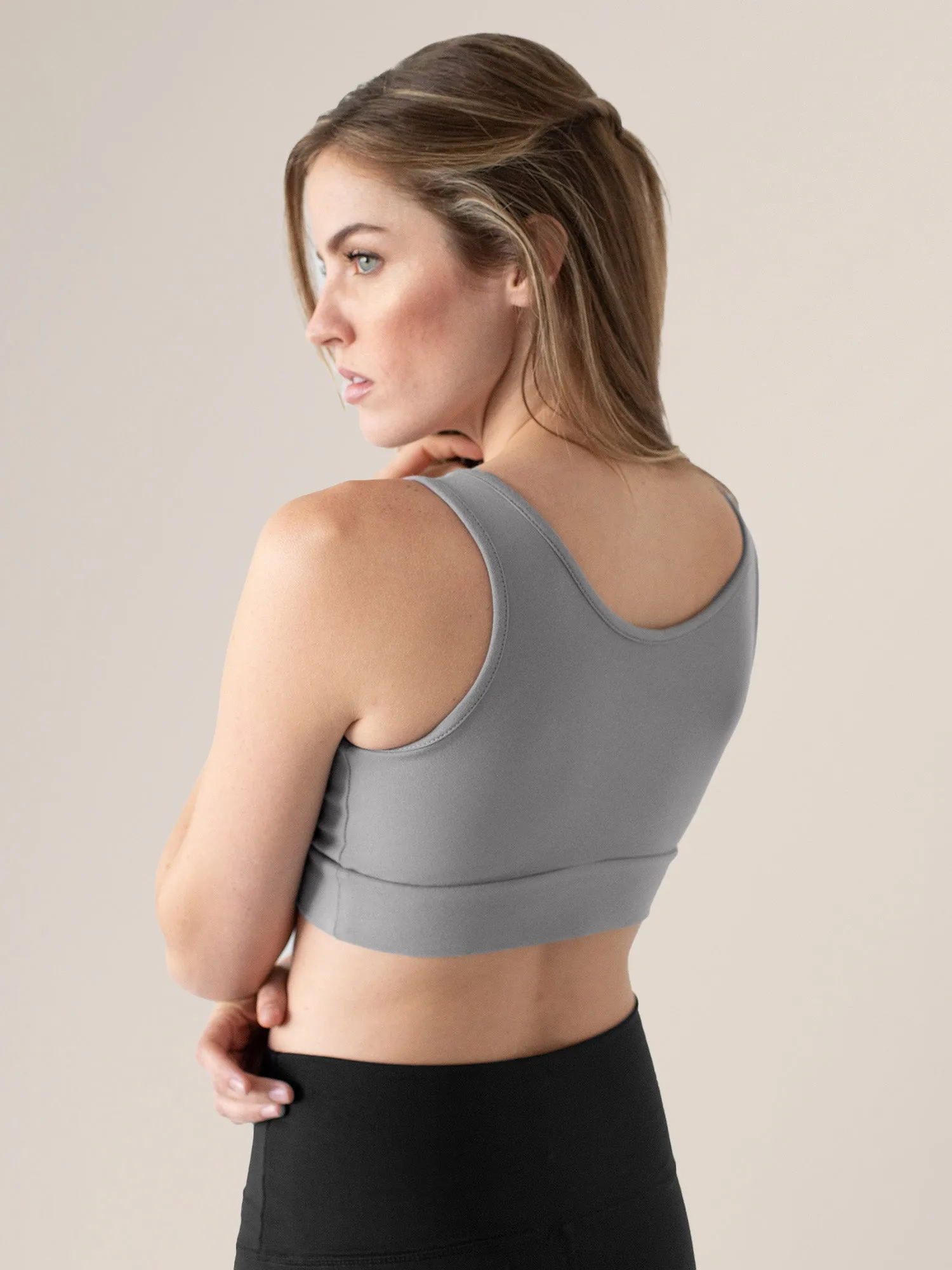 Organic Cotton Sleep & Nursing Bra | Grey