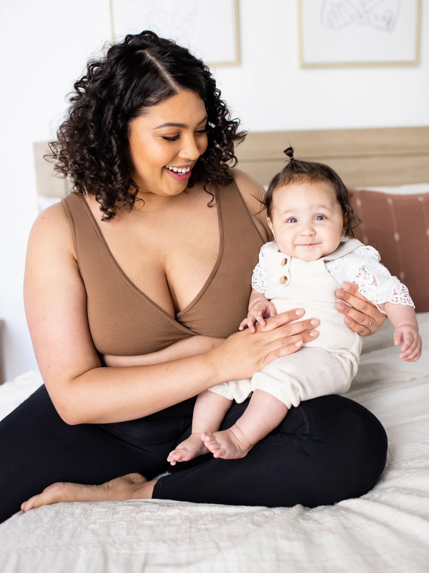 Organic Cotton Sleep & Nursing Bra | Mocha