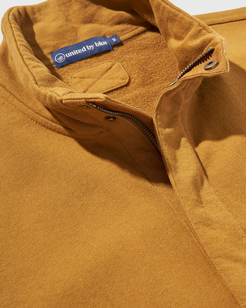 Organic Garment Dyed Half-Zip Pullover