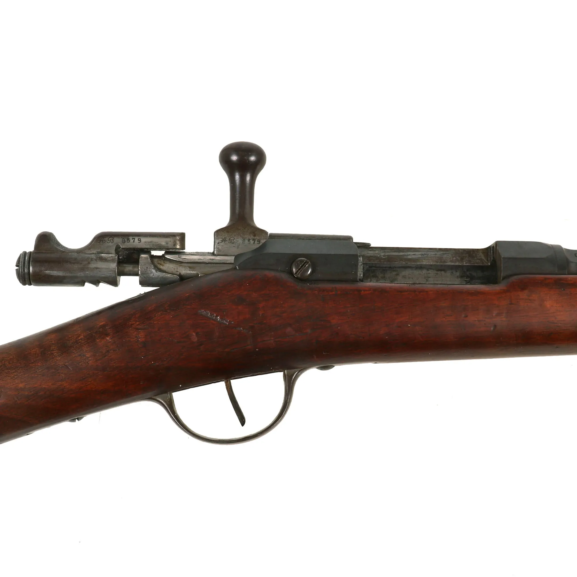 Original French Fusil Gras Modèle 1874 .22 Converted Training Rifle by Châtellerault - Matching Serial AB 8579 - Dated 1879