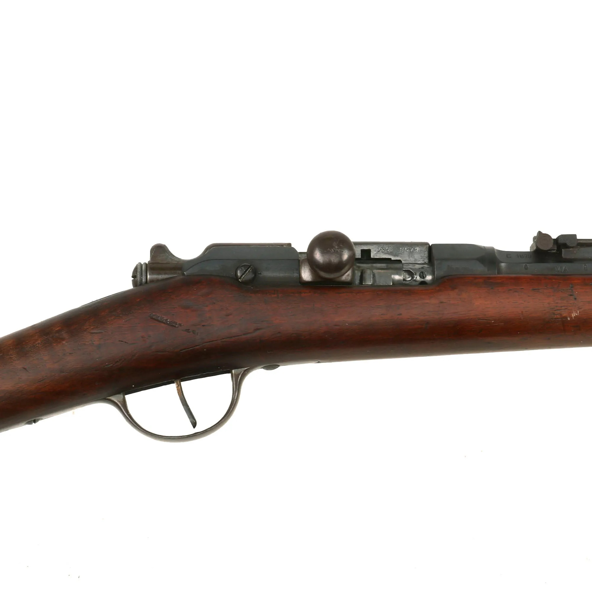 Original French Fusil Gras Modèle 1874 .22 Converted Training Rifle by Châtellerault - Matching Serial AB 8579 - Dated 1879