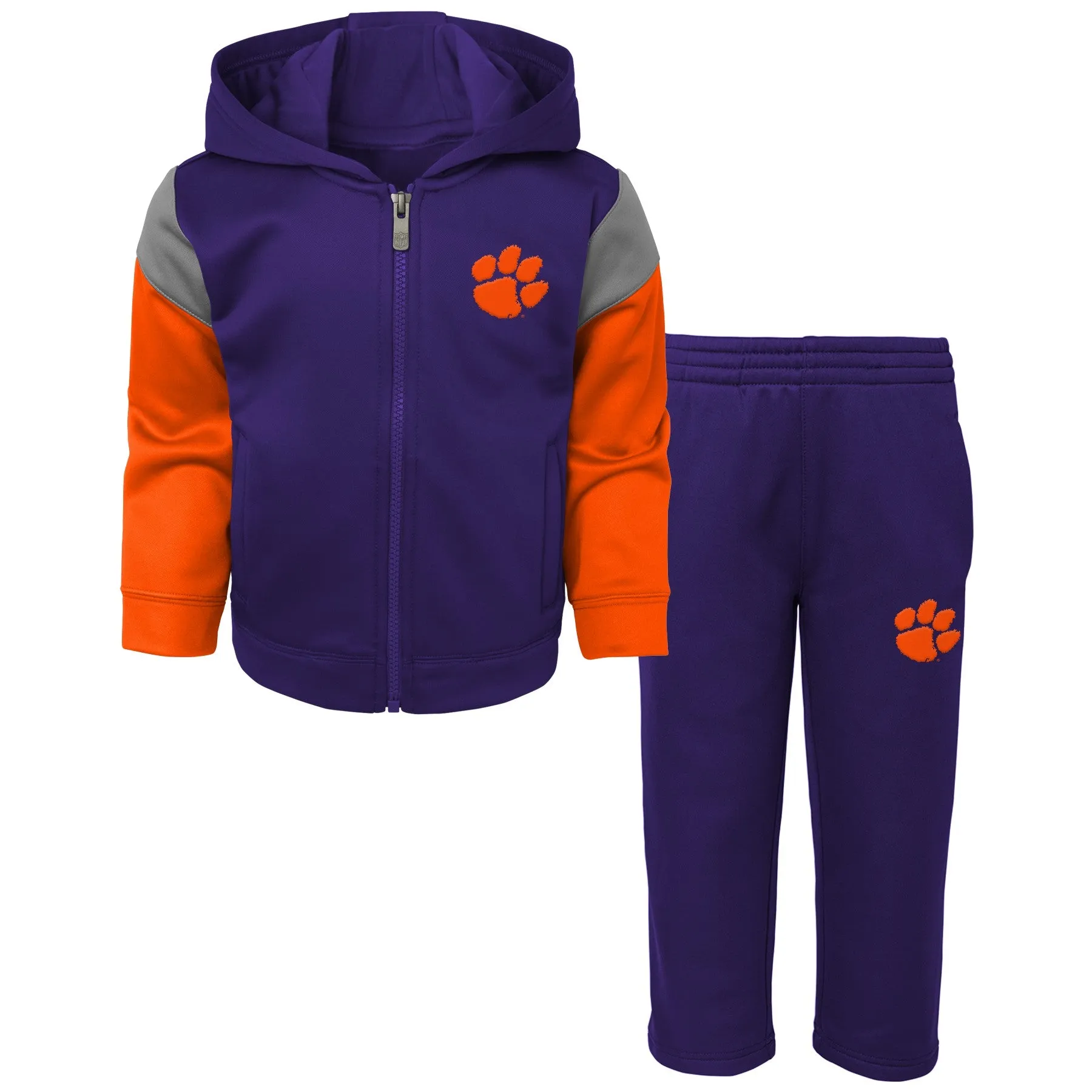 Outerstuff NCAA Toddlers Clemson Tigers Blocker Performance Fleece Set