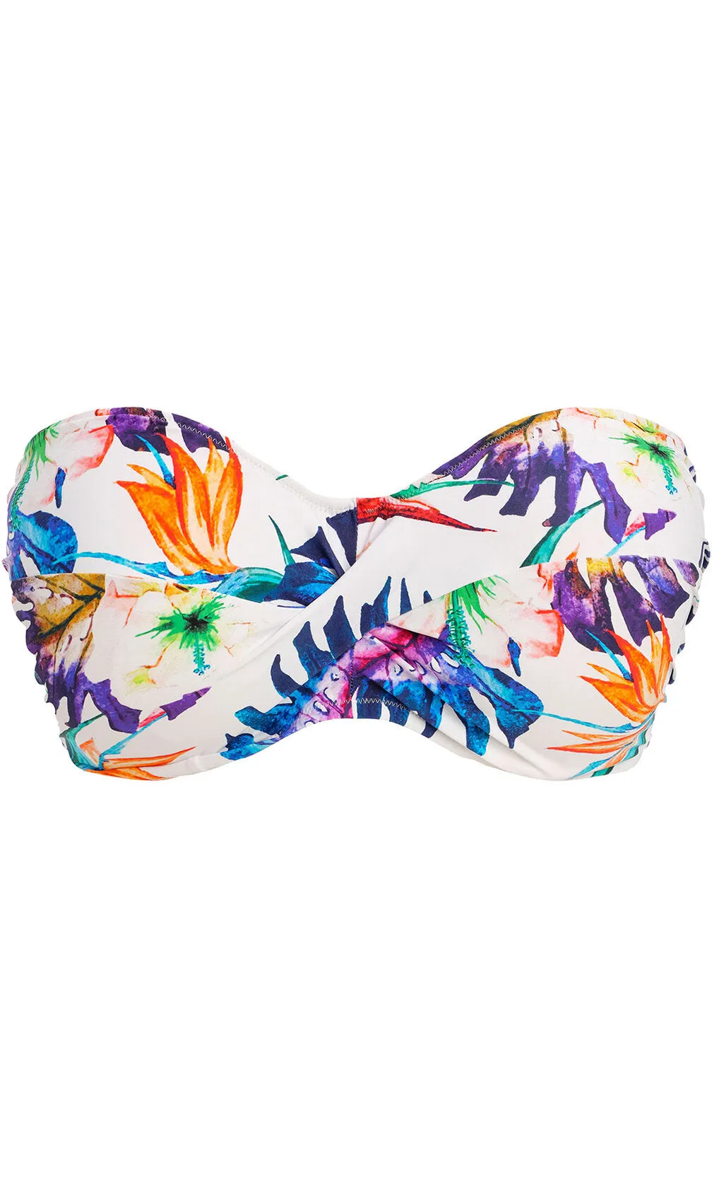 Paradiso Multi UW Twist Bandeau Bikini Top