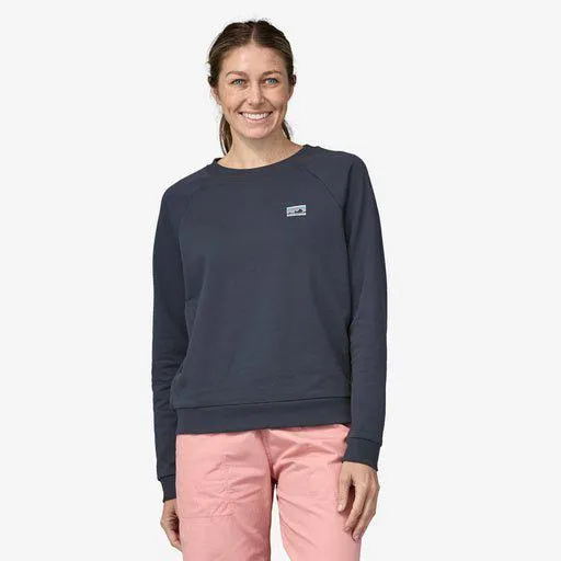 Patagonia Women's Regenerative Organic Certified™ Cotton Essential Pullover Smoulder Blue