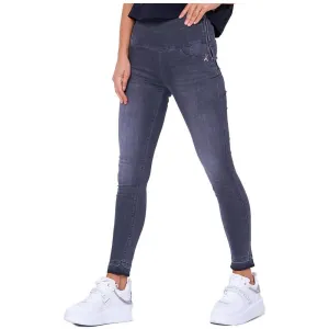 Patrizia Pepe Chic High-Waisted Grey Skinny Jeggings