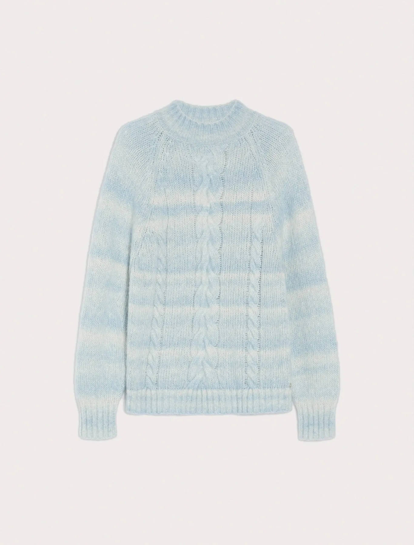 Penny Black Gradient Jumper in Alpaca and Cotton | Light Blue