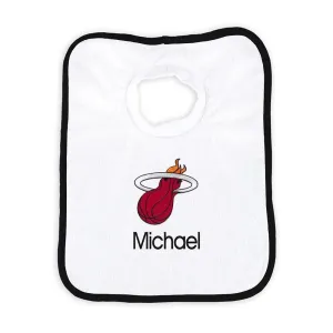 Personalized Miami Heat Pullover Bib