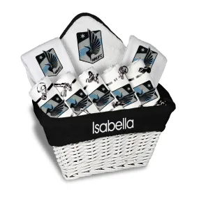 Personalized Minnesota United Large Basket - 9 Items