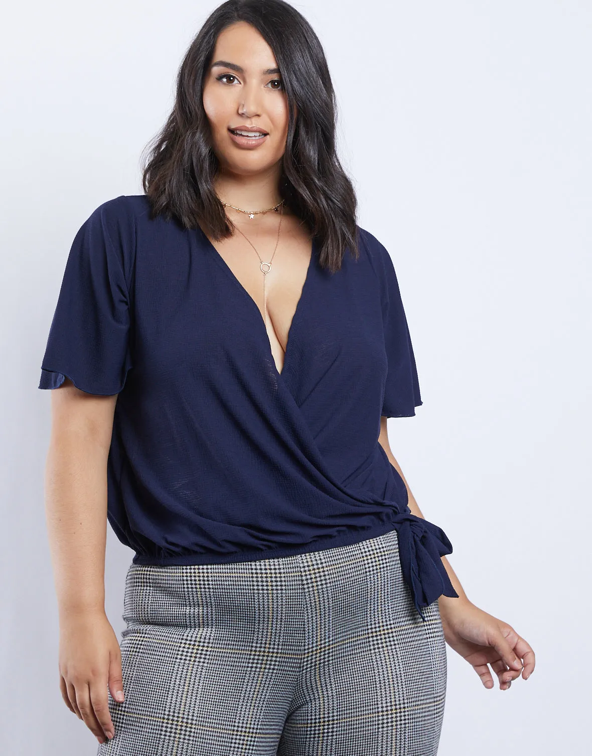 Plus Size Estelle Wrap Tee