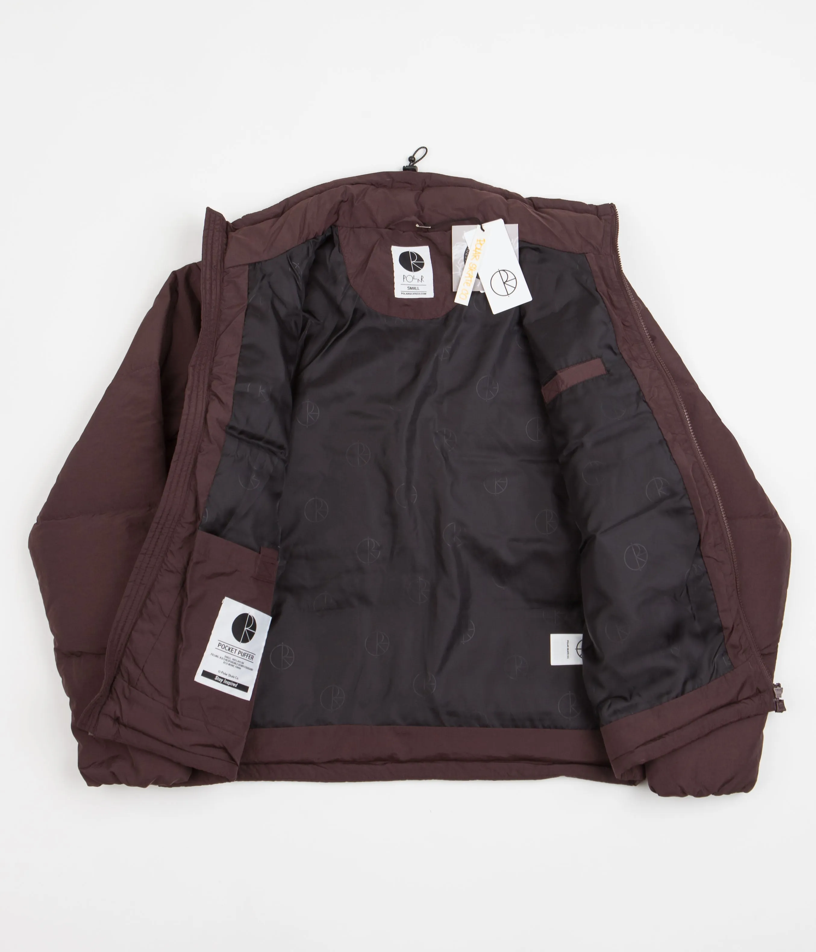 Polar Pocket Puffer Jacket - Bordeaux