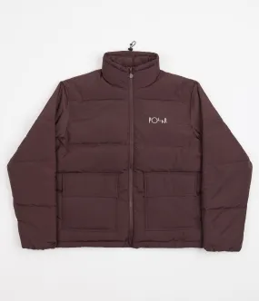 Polar Pocket Puffer Jacket - Bordeaux