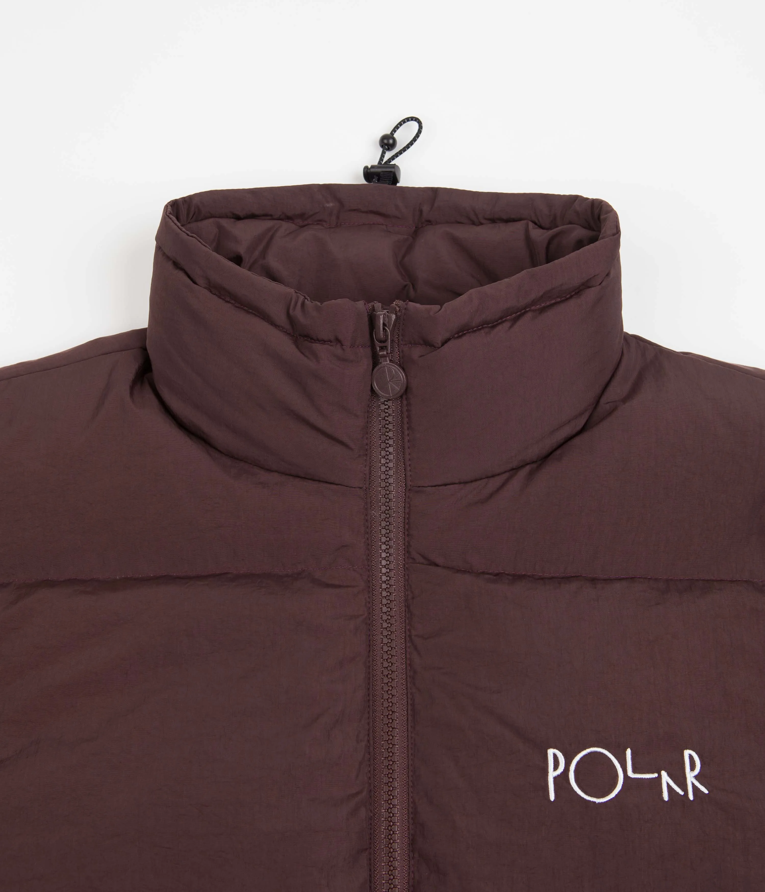 Polar Pocket Puffer Jacket - Bordeaux