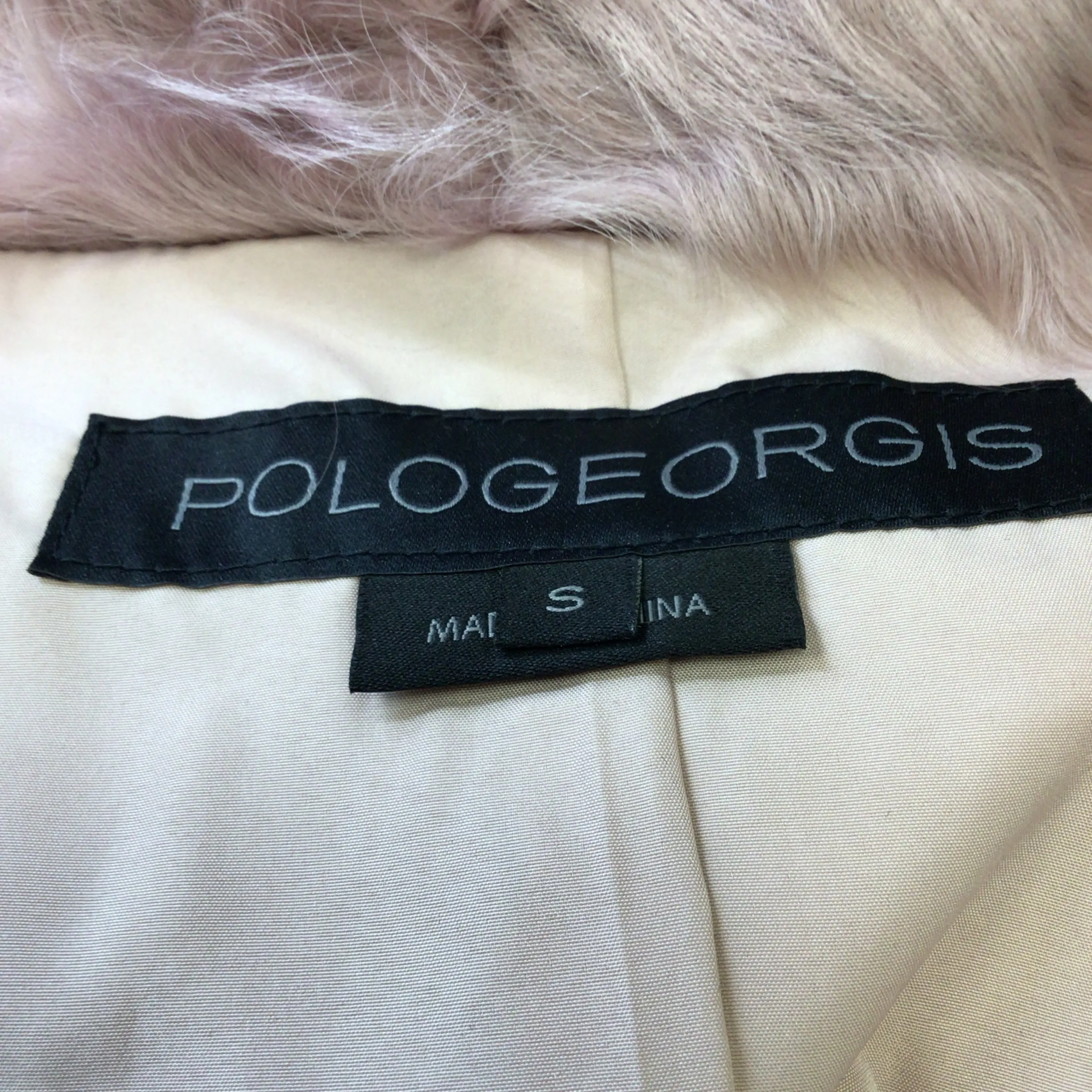 Pologeorgis Pink Lamb Fur Vest