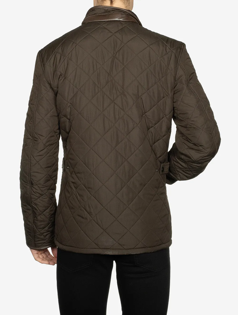 Powell Quilted Jacket Olive