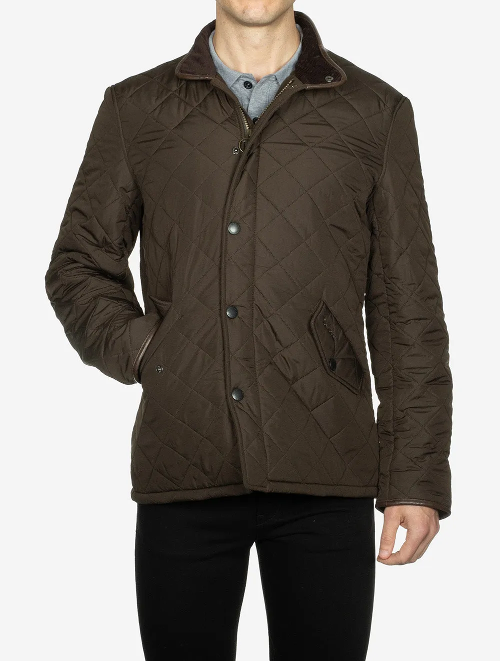 Powell Quilted Jacket Olive