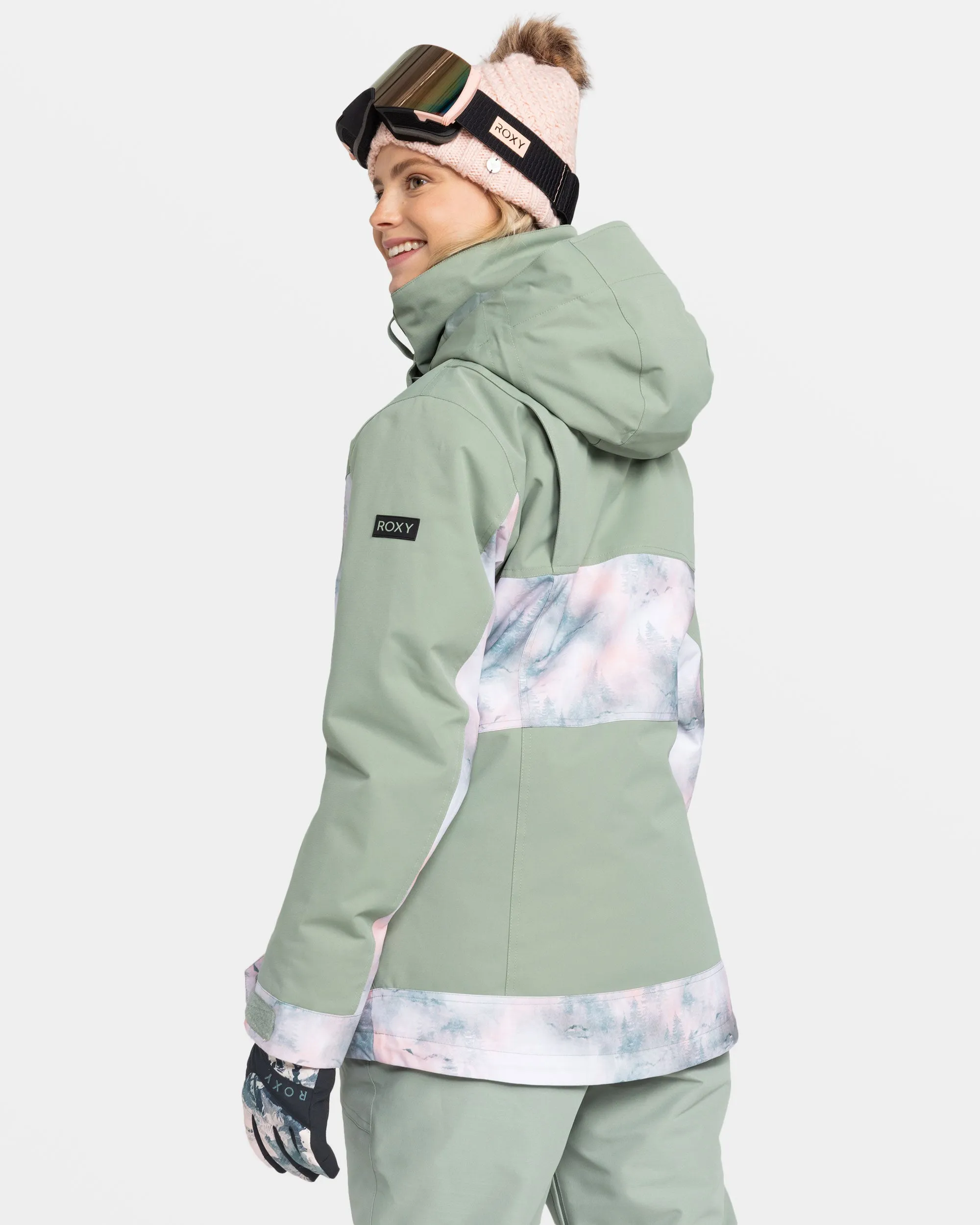 Presence Parka Snow Jacket - Sea Pine Mystery Fog