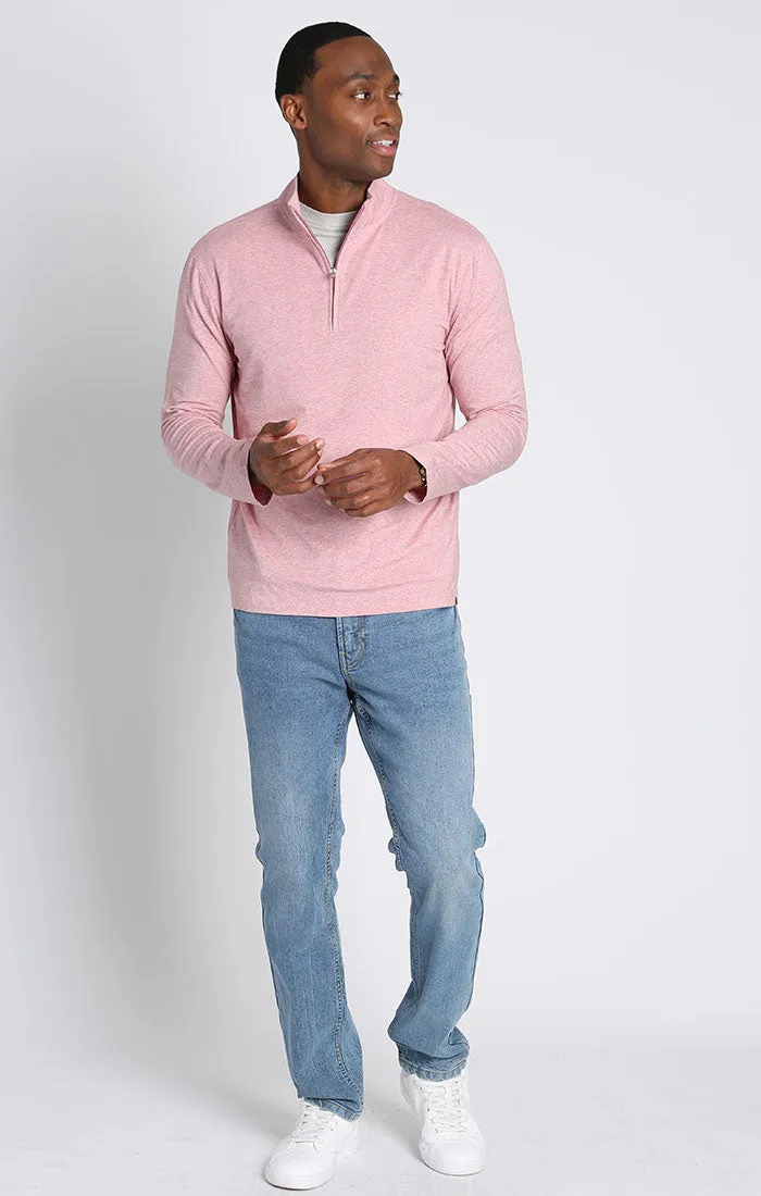 Quarter Zip Cotton Modal Pullover