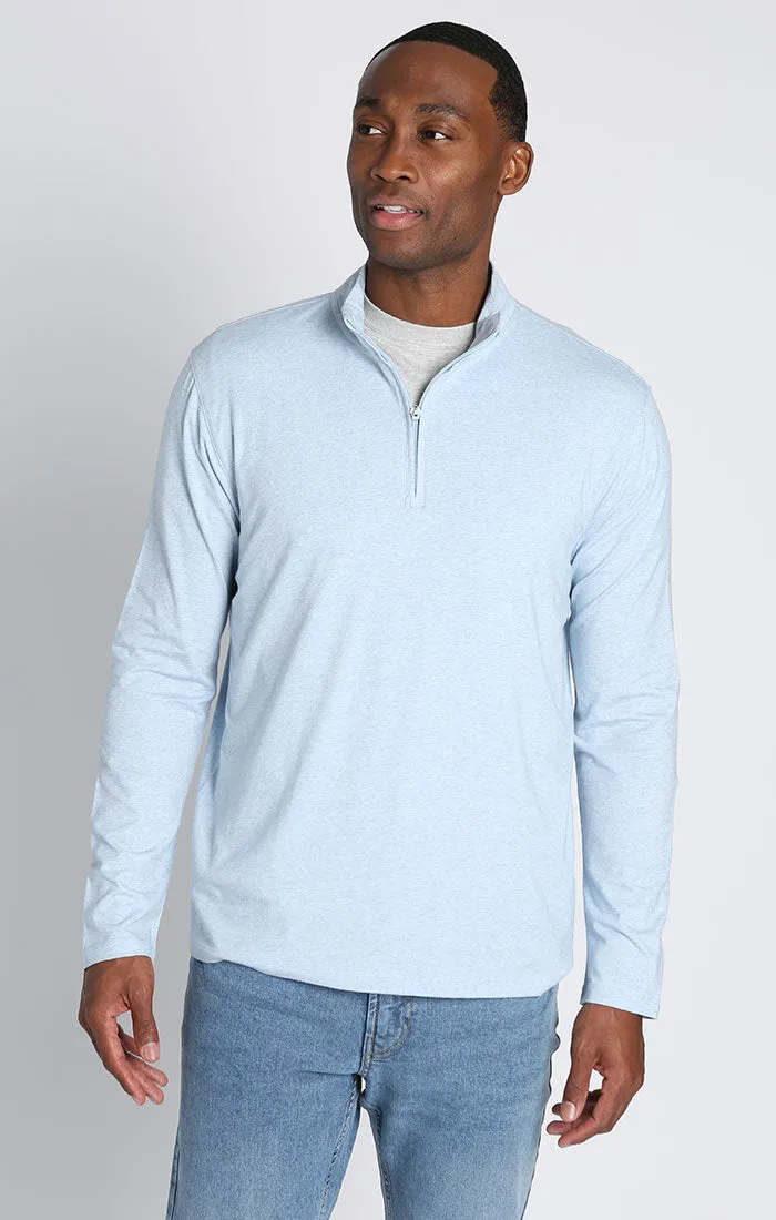 Quarter Zip Cotton Modal Pullover