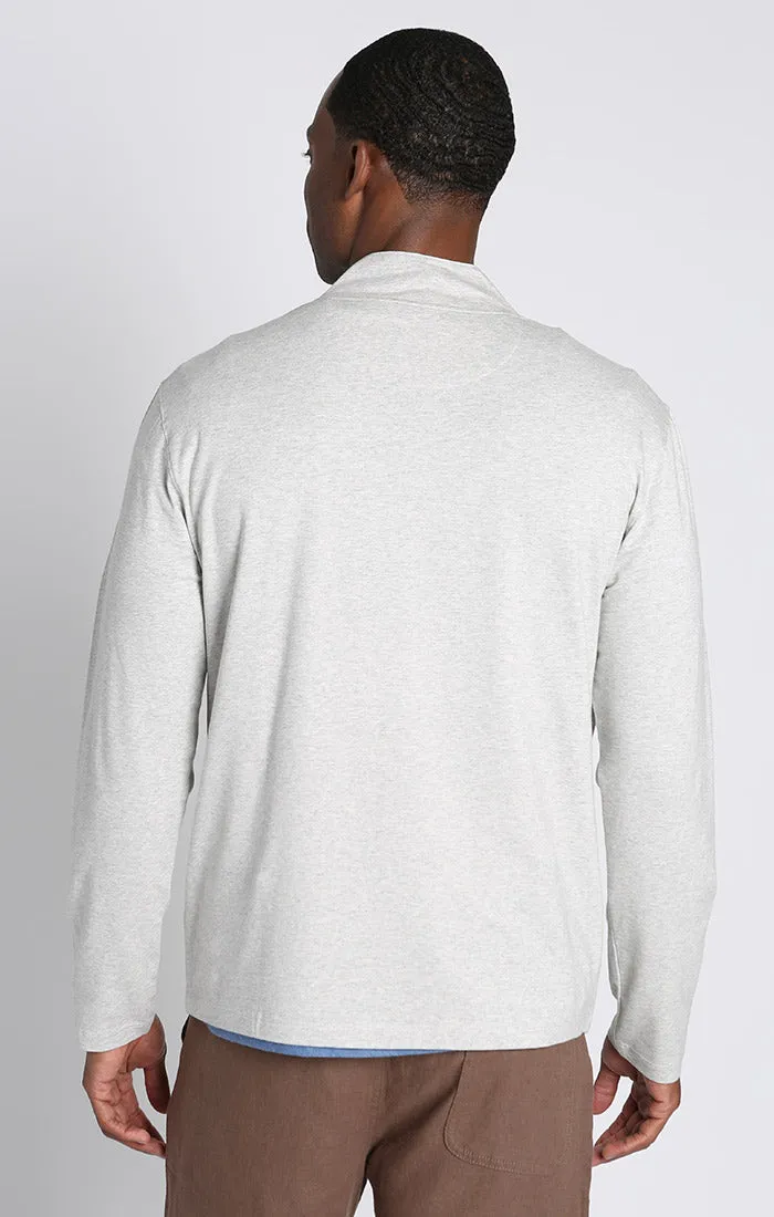 Quarter Zip Cotton Modal Pullover