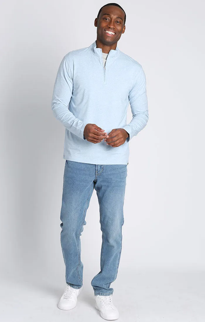 Quarter Zip Cotton Modal Pullover