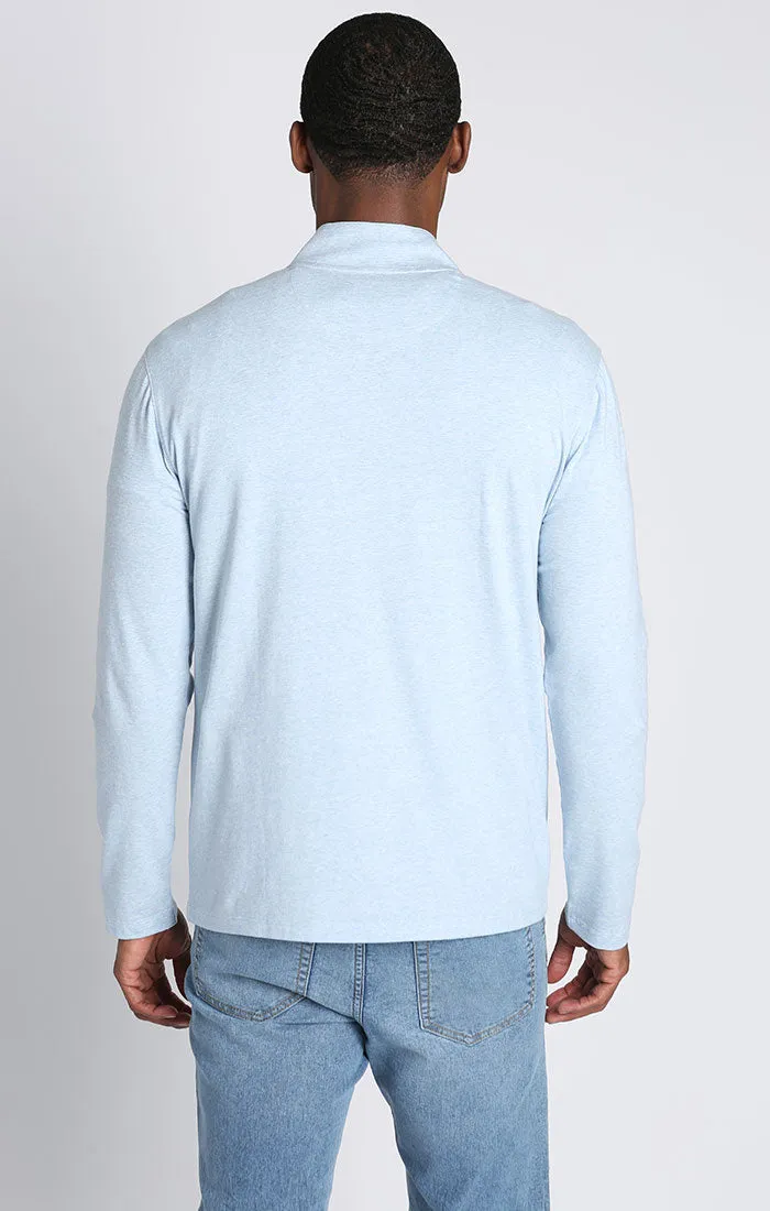 Quarter Zip Cotton Modal Pullover