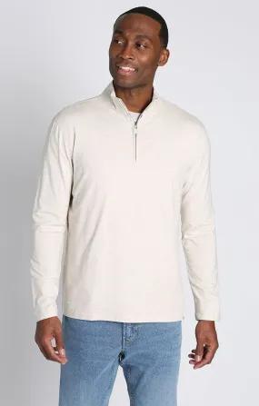 Quarter Zip Cotton Modal Pullover