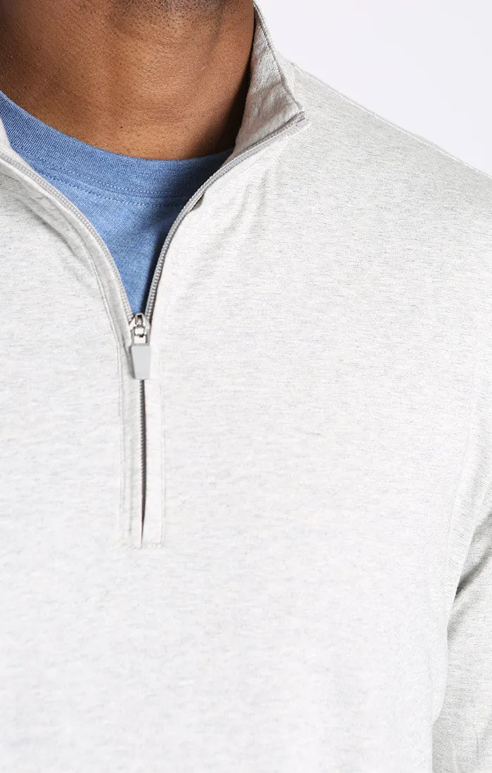 Quarter Zip Cotton Modal Pullover