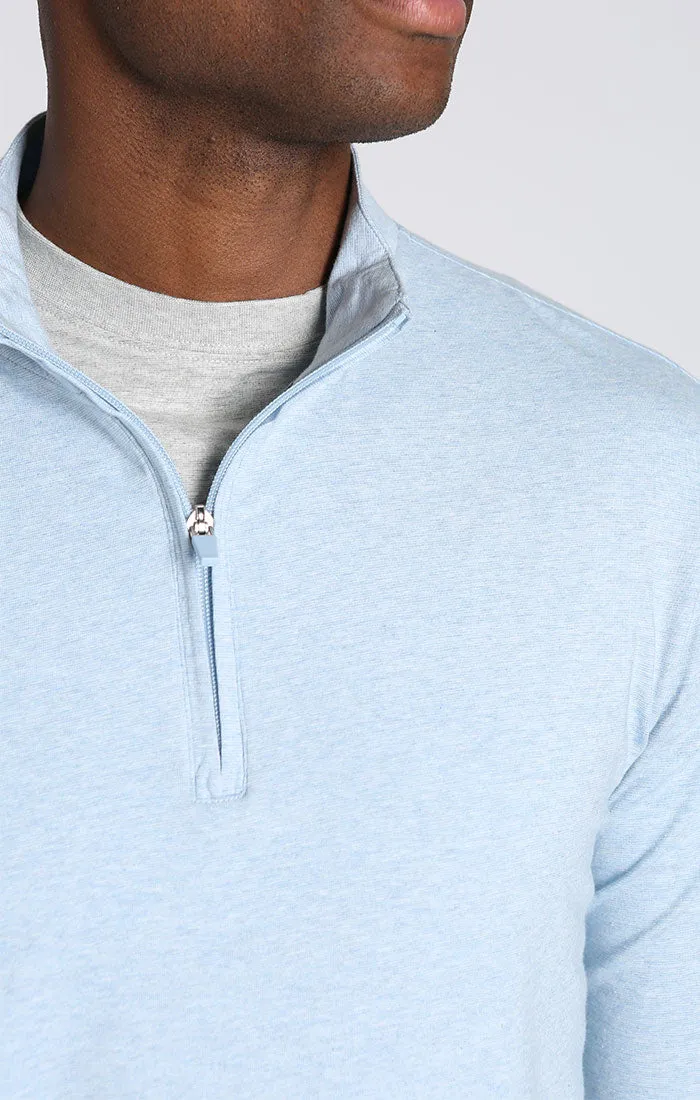 Quarter Zip Cotton Modal Pullover