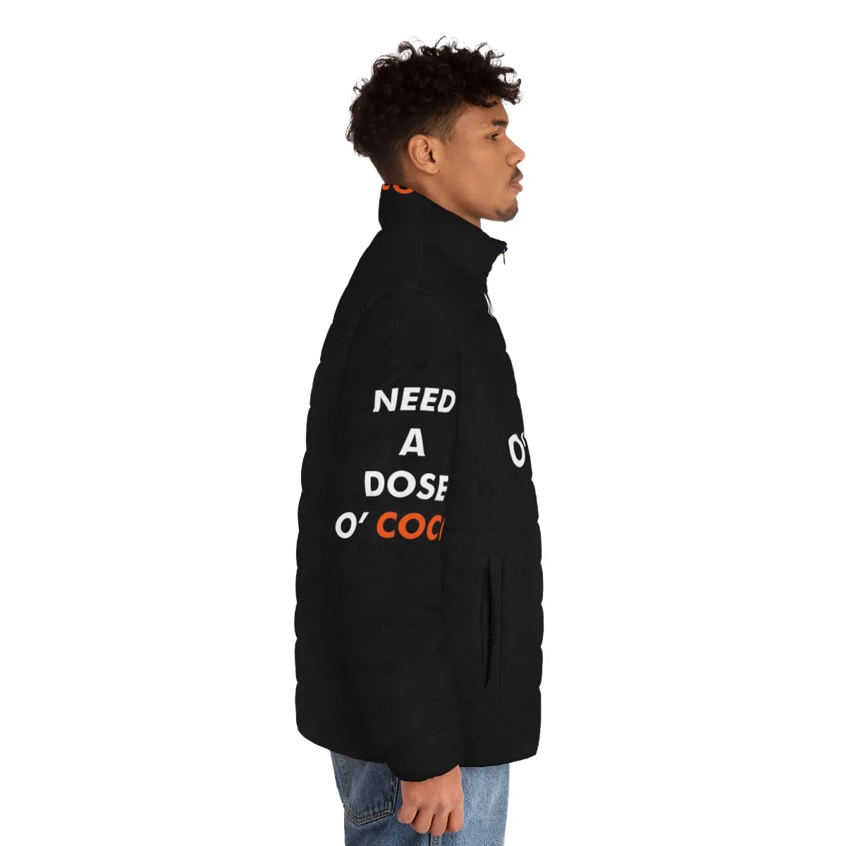 "Conan O'Brien 'Need a Dose O Coco' Puffer Jacket"