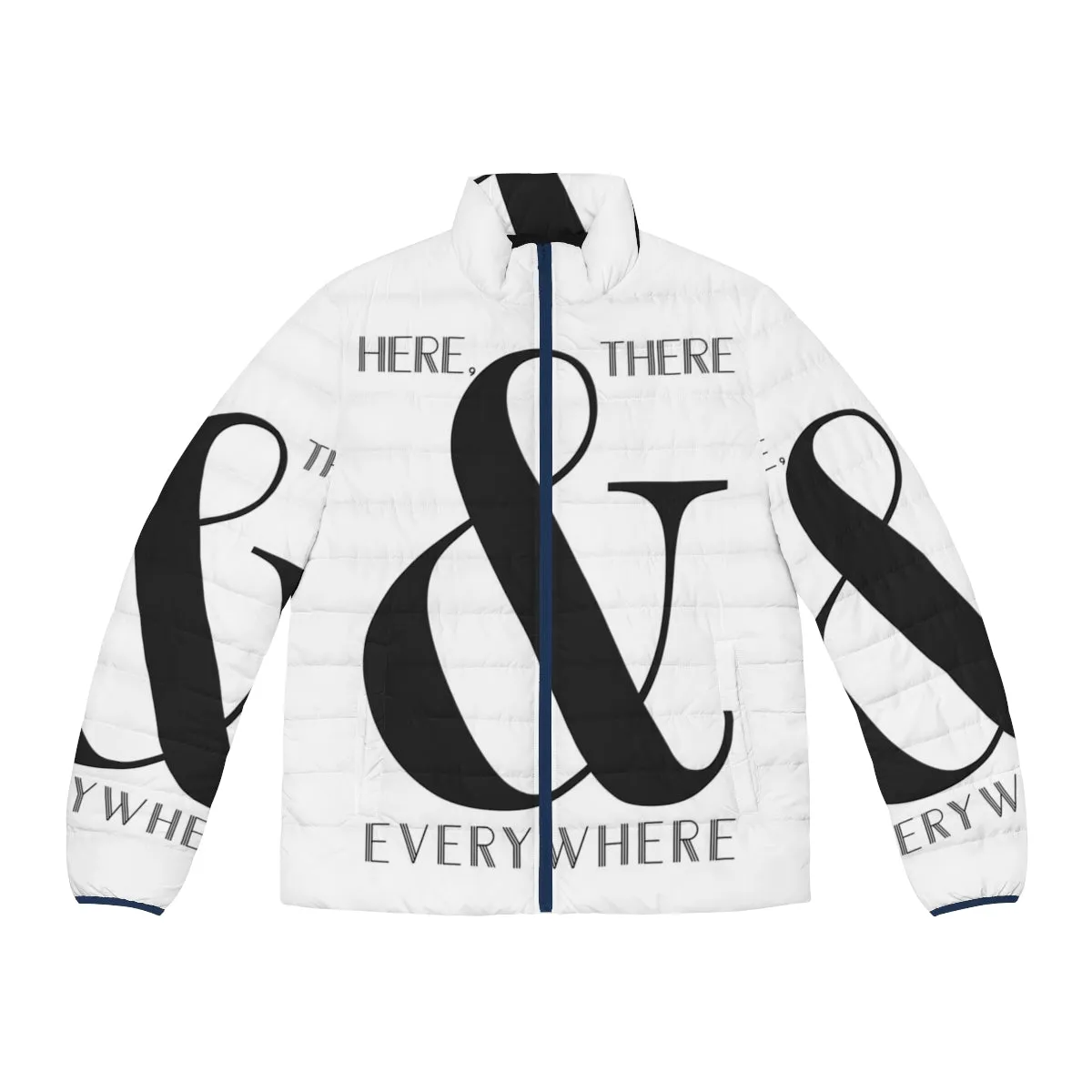 "Here There & Everywhere" Puffer Jacket | Beatles Inspired Apparel