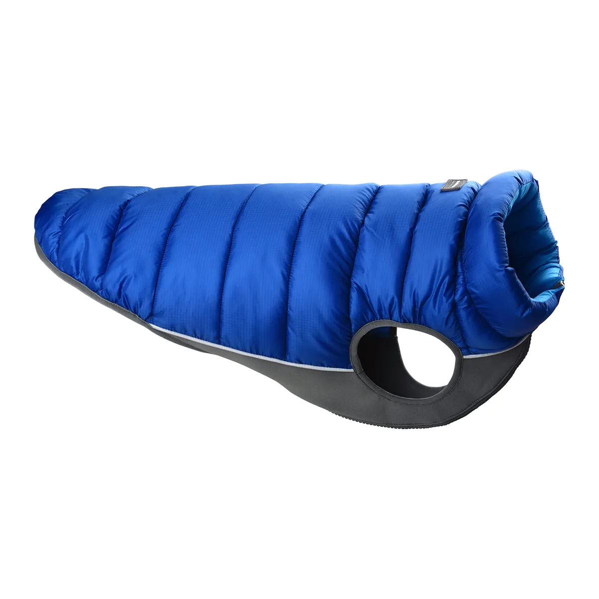 Reversible Dog Puffer Jacket Dark Blue/Grey