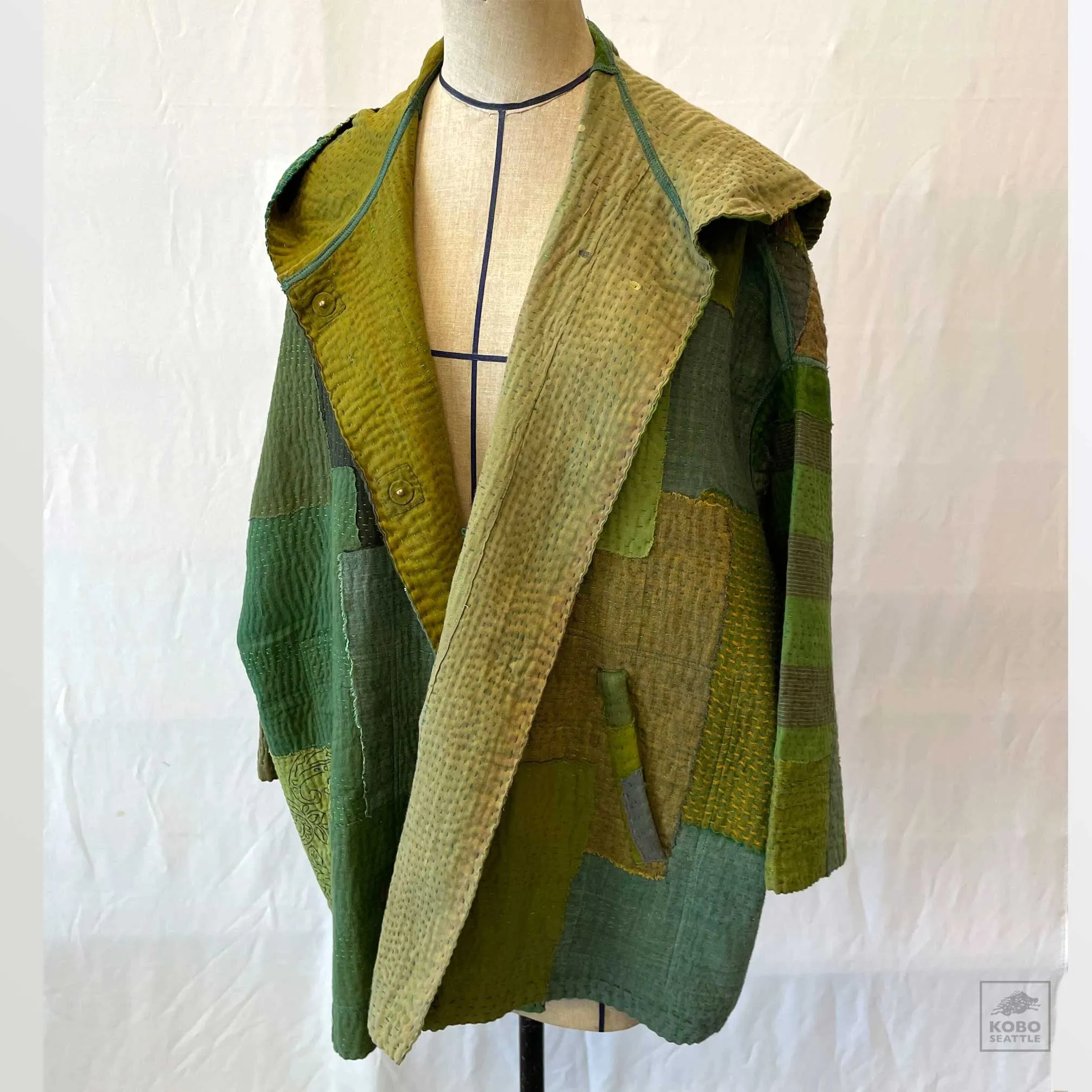 Reversible Kantha Hoodie/Poncho 25