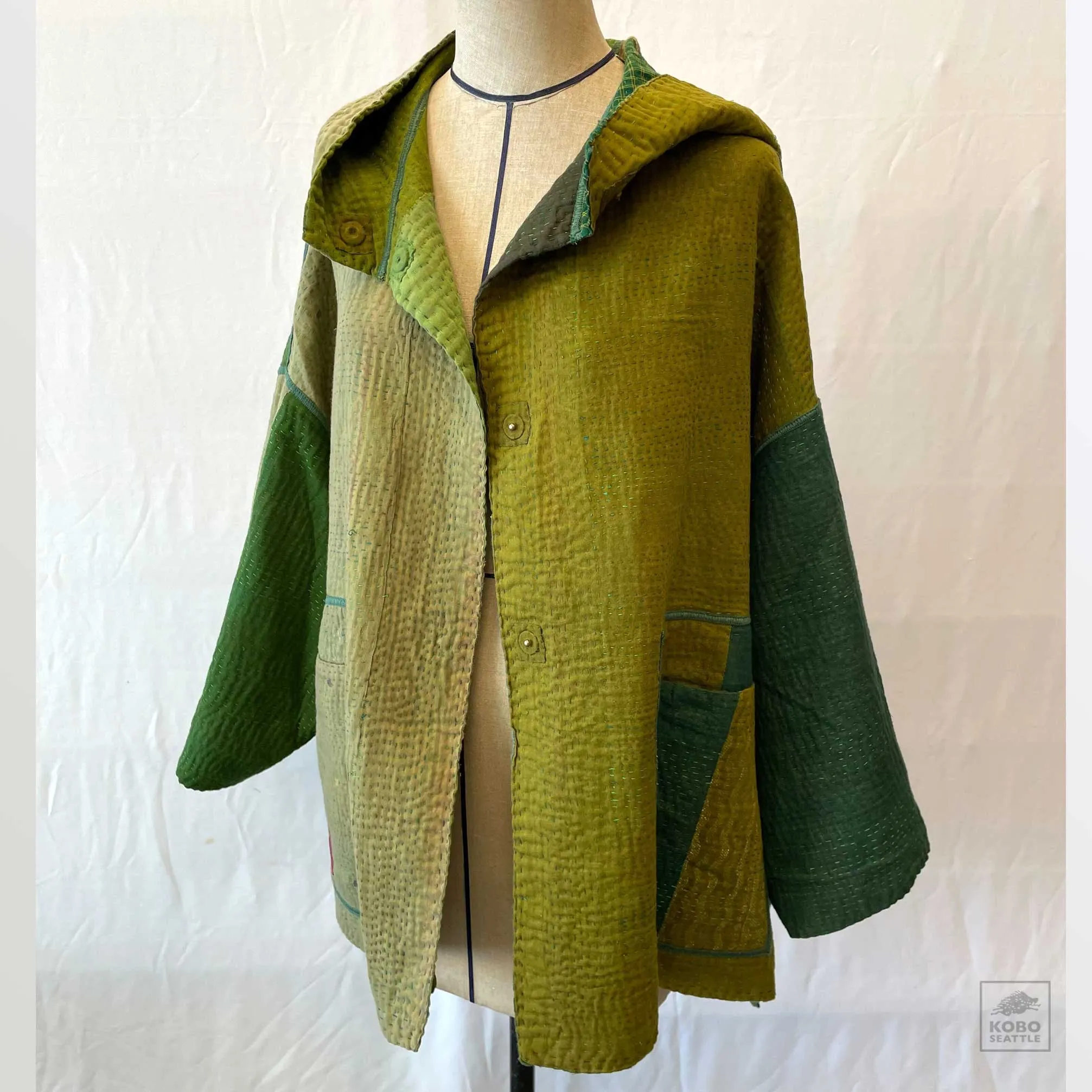 Reversible Kantha Hoodie/Poncho 25