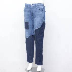 Reworked Two Tone Denim Pants