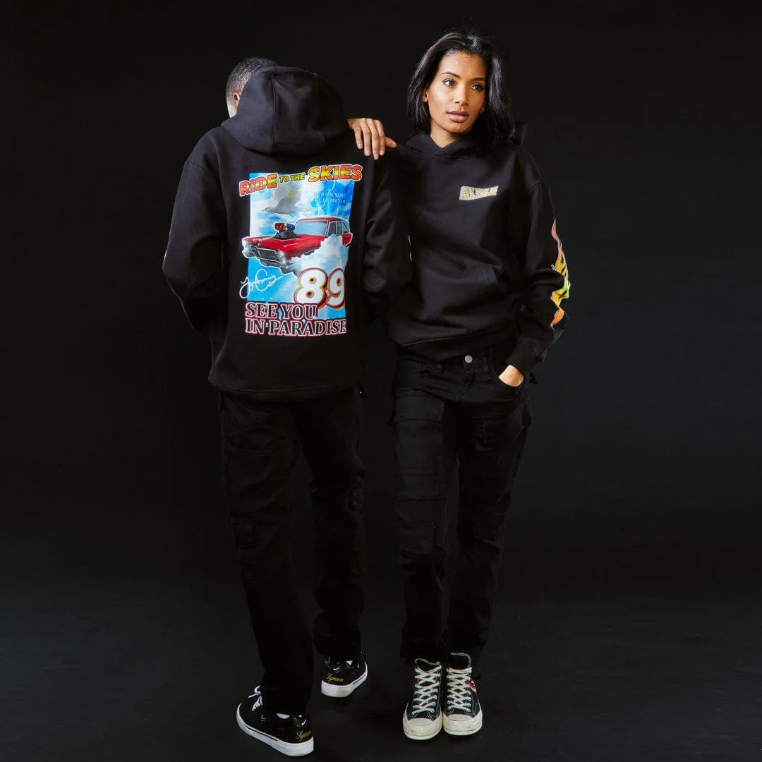 Ride 2 The Skies Pullover Hoodie (Black)